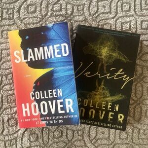 Slammed and Verity Books by Colleen Hoover